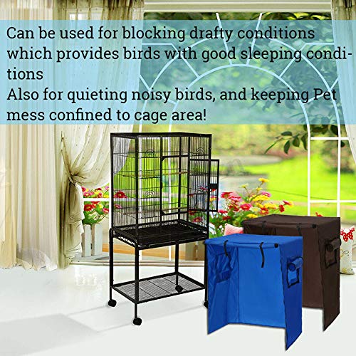 Parrots Aviary Birds Cage Cover Seed Catcher Guard Bag Waterproof...