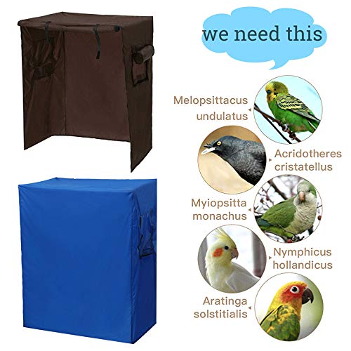 Parrots Aviary Birds Cage Cover Seed Catcher Guard Bag Waterproof...