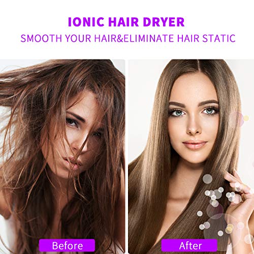 Ionic Hair Dryer,Professional Hair Blow Dryers for Fast Drying,Ne...