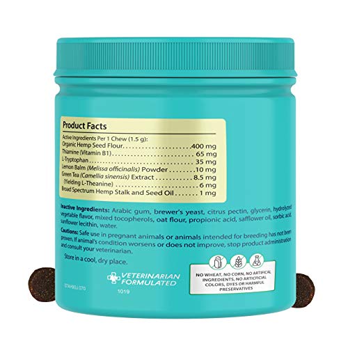 Huggibles Calming Dog Treats for Anxiety & Stress Relief | Suppor...