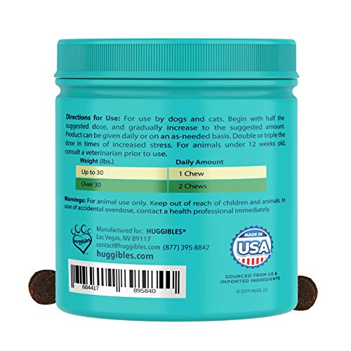Huggibles Calming Dog Treats for Anxiety & Stress Relief | Suppor...