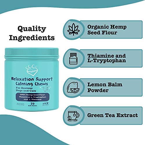 Huggibles Calming Dog Treats for Anxiety & Stress Relief | Suppor...