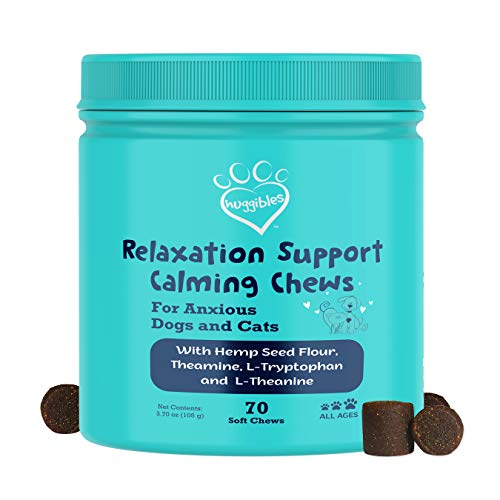 Huggibles Calming Dog Treats for Anxiety & Stress Relief | Suppor...