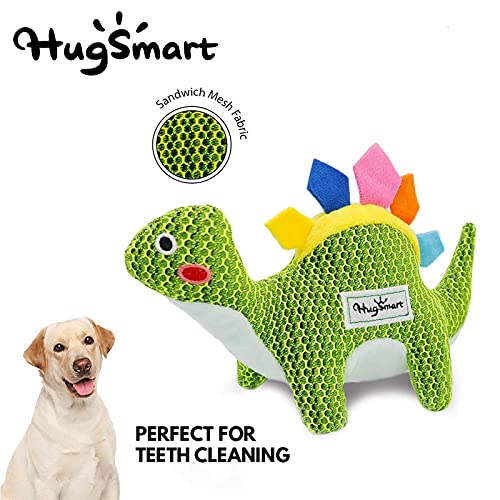 HugSmart Pet - Dinosaur Land | Squeaky Plush Dog Toys for Small M...