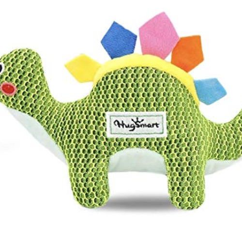 HugSmart Pet - Dinosaur Land | Squeaky Plush Dog Toys for Small M...