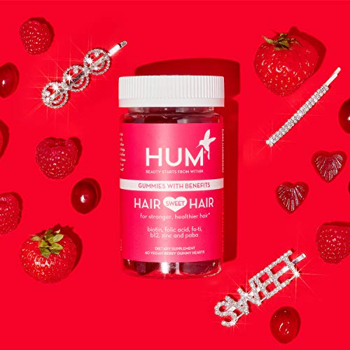 HUM Hair Sweet Hair Gummies - Hair Growth Vitamins with 5000mcg V...