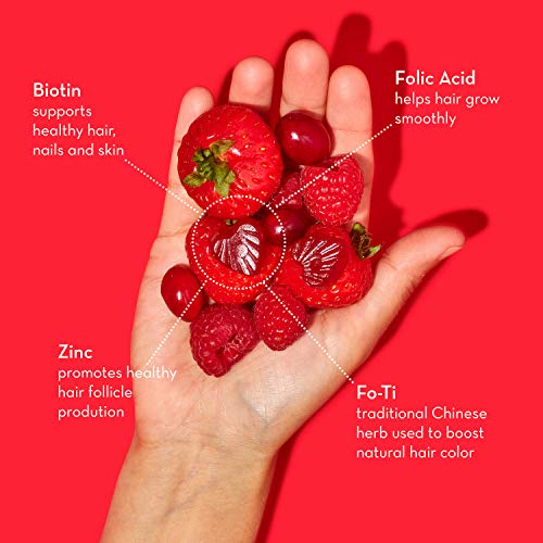 HUM Hair Sweet Hair Gummies - Hair Growth Vitamins with 5000mcg V...