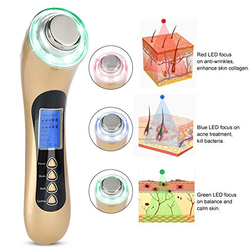 Beauty Machine,5-IN-1 Portable Nano Massager Skin Care Anti Aging...