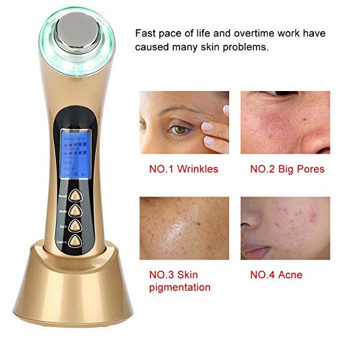 Beauty Machine,5-IN-1 Portable Nano Massager Skin Care Anti Aging...
