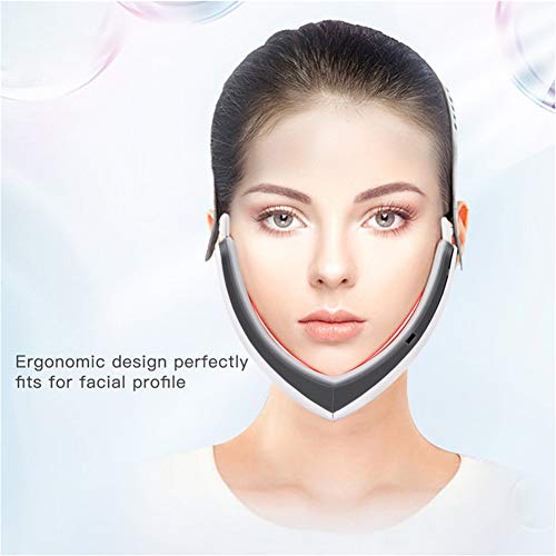 HWZZ Electric V-Shape Slimming Face Massager LED Photon Therapy V...