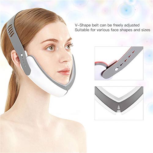HWZZ Electric V-Shape Slimming Face Massager LED Photon Therapy V...