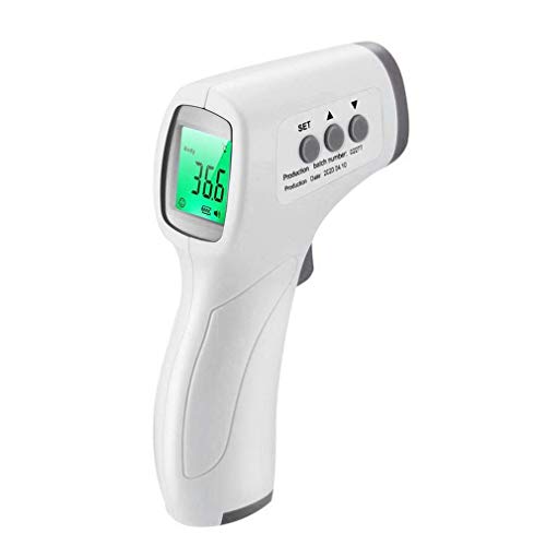 Infrared Digital Non-Contact Thermometer Gun with Three Color LCD...