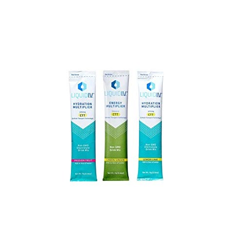 Liquid I.V. Hydration Multiplier Individual Stick Packs 3 Flavor...