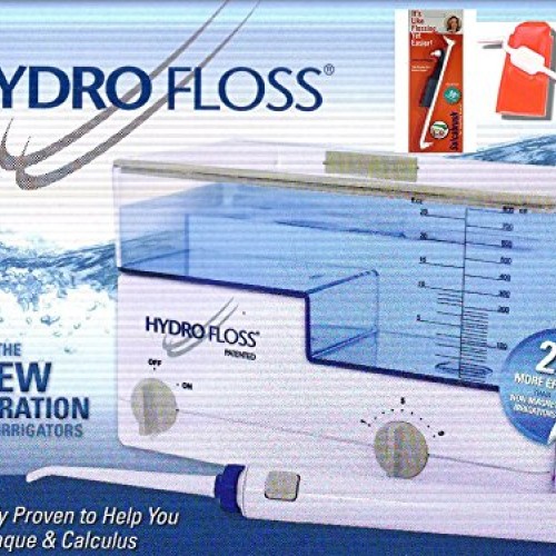 Hydro Floss Oral Irrigator Bundled with Free Pocket SulcaBrush & ...
