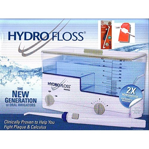 Hydro Floss Oral Irrigator Bundled with Free Pocket SulcaBrush & ...