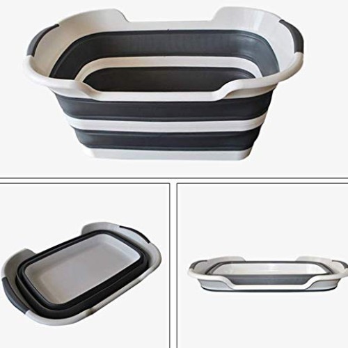 HYFZY Dog Bath Tub- Collapsible Portable Dog Bath System for Smal...