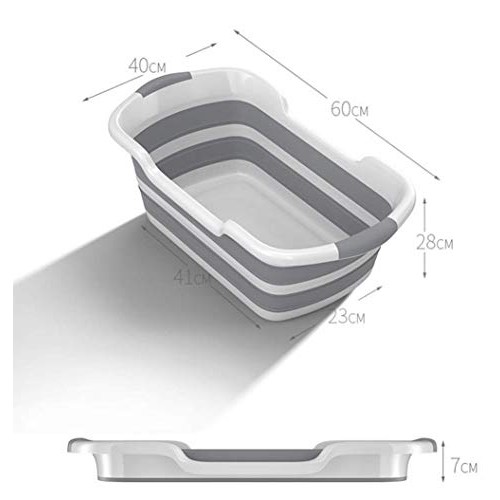 HYFZY Dog Bath Tub- Collapsible Portable Dog Bath System for Smal...
