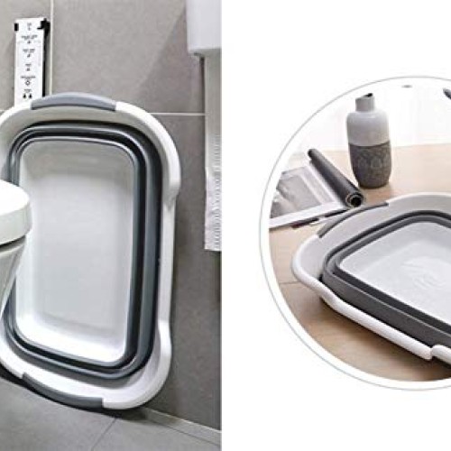 HYFZY Dog Bath Tub- Collapsible Portable Dog Bath System for Smal...