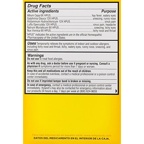 Childrens Allergy Medicine by Hylands 4 Kids Allergy Relief Tabl...