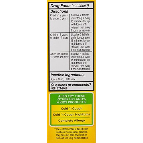 Childrens Allergy Medicine by Hylands 4 Kids Allergy Relief Tabl...
