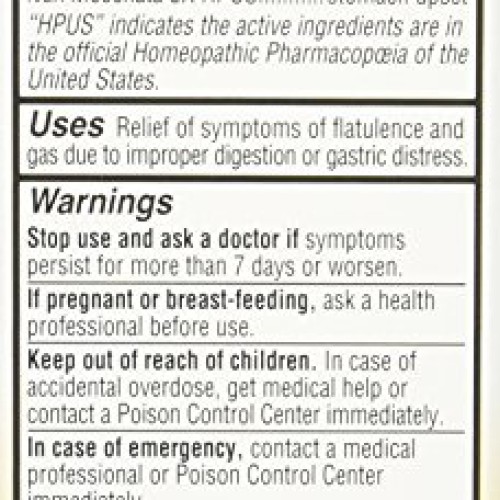 Hyland’s Gas Tablets, Natural Relief of Gas and Stomach Upset, 10...