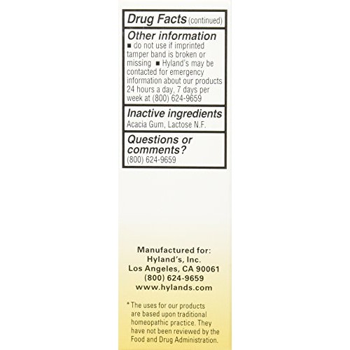 Hyland’s Gas Tablets, Natural Relief of Gas and Stomach Upset, 10...