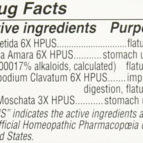 Hyland’s Gas Tablets, Natural Relief of Gas and Stomach Upset, 10...