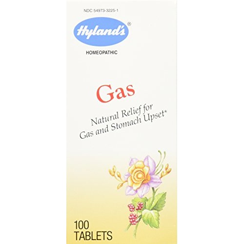 Hyland’s Gas Tablets, Natural Relief of Gas and Stomach Upset, 10...