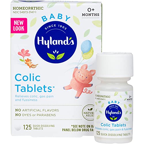 Hylands Baby Colic Tablets, Natural Relief of Colic Gas Pain and...