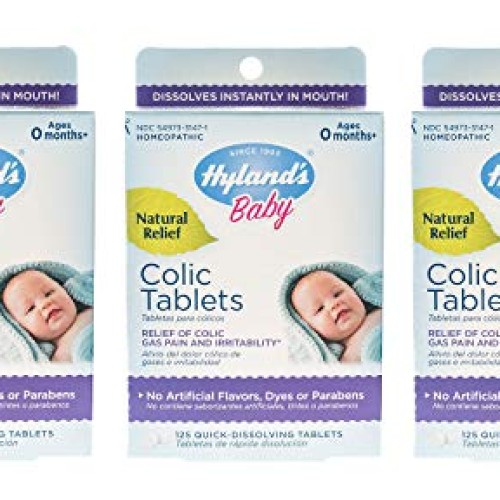 Hylands Baby Colic Tablets, Natural Relief of Colic Gas Pain and...