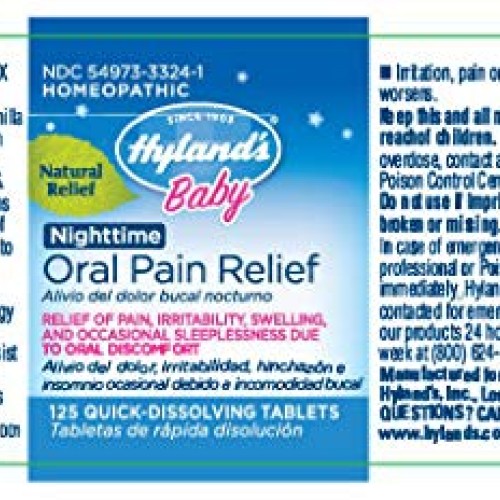 Hylands Baby Day & Night Oral Pain Relief Tablets Bundle with Ch...