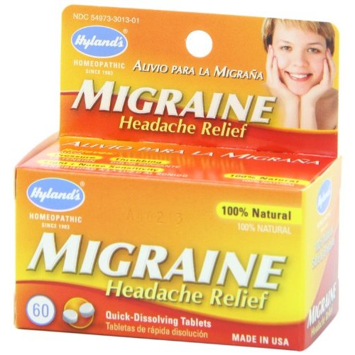Hylands Migraine Headache Relief Tablets, Natural Migraine Relie...