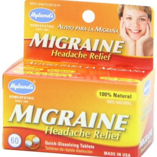 Hylands Migraine Headache Relief Tablets, Natural Migraine Relie...