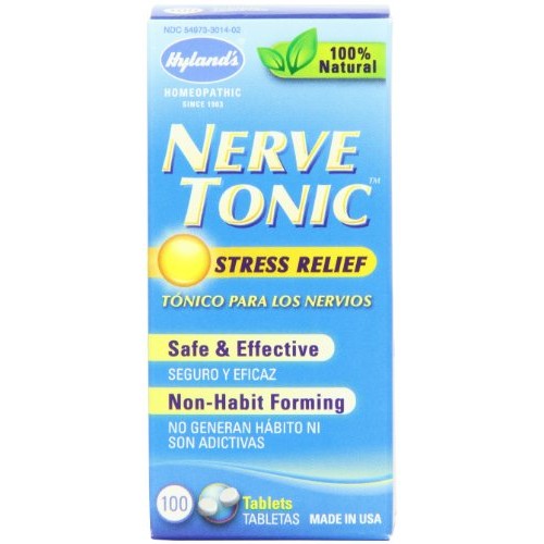 Hylands Nerve Tonic Stress Relief, 100 Tablets Pack of 3