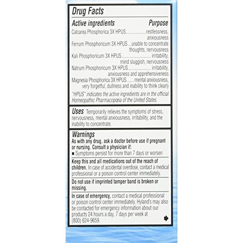 Hylands Nerve Tonic Stress Relief, 100 Tablets Pack of 3