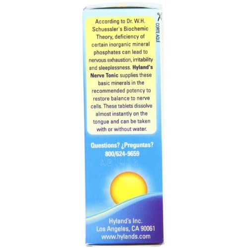 Hylands Nerve Tonic Stress Relief, 100 Tablets Pack of 3