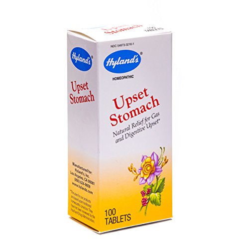 Hylands Upset Stomach and Gas Relief Tablets, Natural Homeopathi...