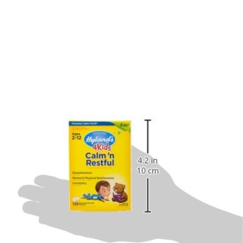 Kids Sleep Aid Tablets, Calm n Restful by Hylands Kids, Natural...