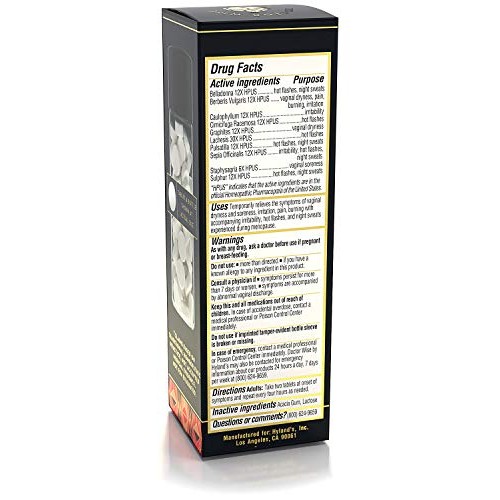Menopause Natural Homeopathic Relief of Vaginal Dryness, Hot Flas...
