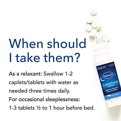 Natural Sleep Aid Pills, Calms Forte by Hylands, Insomnia and St...