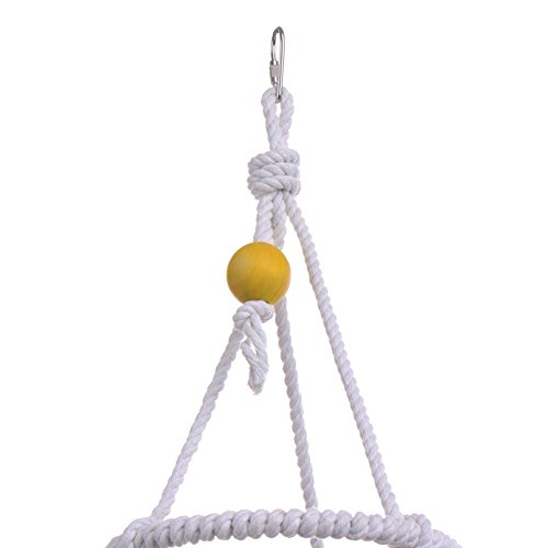 Hypeety Pet Bird Parrot Swing Hanging Toy Parakeet Budgie Cockati...