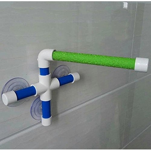 Hypeety Portable Suction Cup Bird Window and Shower Perch Toy for...