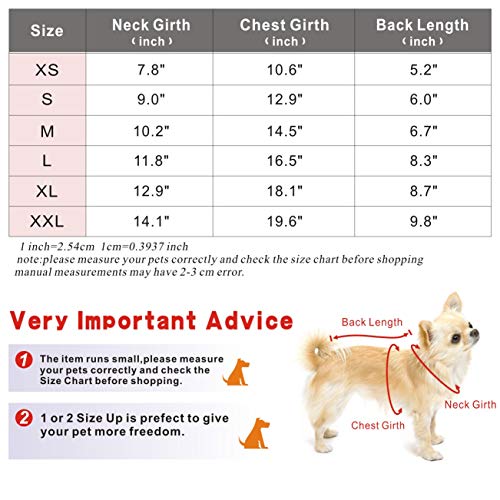 Idepet Cotton Adidog Dog Hoody Clothes, M, Pink