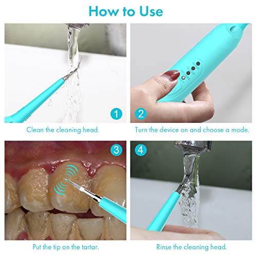 Teeth Calculus Remover, Dental Tools, Electric Tartar Scraper Pla...
