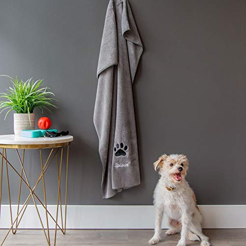 Large Personalized Premium Bath Towel for Dogs - Dry Your Dog wit...