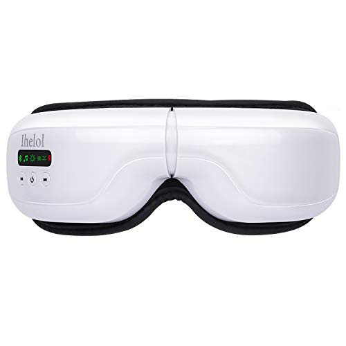 Eye Massager with Heat, Ihelol Bluetooth Music Rechargeable Eye M...