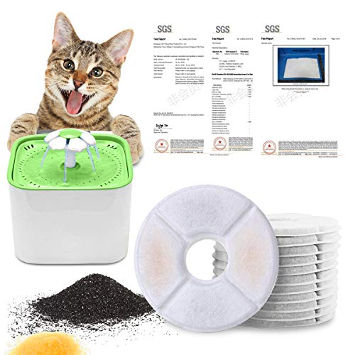 Cat Fountain Replacement Filter - 12Pcs,Pet Water Fountain Filter...