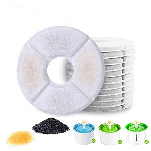Cat Fountain Replacement Filter - 12Pcs,Pet Water Fountain Filter...