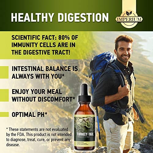 Turkey Tail Mushroom Supplements - Comprehensive Immune System Su...