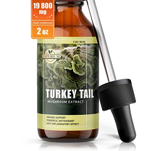 Turkey Tail Mushroom Supplements - Comprehensive Immune System Su...